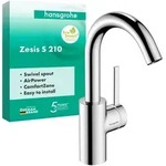 hansgrohe Zesis S Einhebel-Waschtischmischer 210 CoolStart mit Schwenkauslauf...