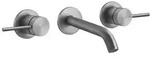 Gessi316 Intreccio Fertigmontageset f&uuml;r 2-Griff-Waschtisch-Wand-Armatur, fester