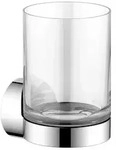 KEUCO REVA Glashalter, Echtkristallglas, 12850019000, Farbe: Verchromt