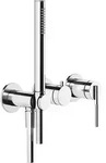 Gessi Ingranaggio Fertigmontageset Einhebelmischer Dusche/Wanne, runde Rosetten...