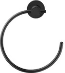 Duravit D-Code Handtuchring, wandh&auml;ngend, 0099214600, Farbe: Schwarz Matt