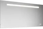 burgbad Eqio Leuchtspiegel mit LED-Beleuchtung, 1 Sensorschalter, Handyhalter,