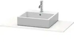 Duravit XSquare Konsole, 1 Ausschnitt, 1000x16x550mm, XS060E02222, Farbe: Wei&szlig;