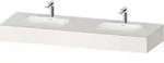 Duravit Collection One Einbauwaschtisch mit Konsole, 1600x550x170mm,