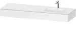 Duravit Collection One Einbauwaschtisch mit Konsole, 1600x550x170mm, Becken rechts,