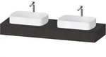 Duravit Collection One Konsole, 1600x550x170mm, Ausschnitt links u. rechts,