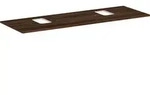 hansgrohe Xelu Q Konsole mit 2 Ausschnitten, 1560x550, f&uuml;r Aufsatzwaschtisch,...