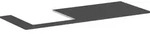 hansgrohe Xelu Q Konsole mit Ausschnitt links, 1360x550, f&uuml;r Aufsatzwaschtisch,