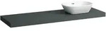 LAUFEN LANI Waschtischplatte, ein Ausschnitt rechts, 1570x495x65mm,...
