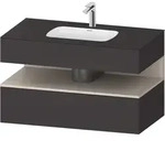 Duravit Collection One Einbauwaschtisch mit Konsolenwaschtischunterbau,