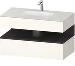 Duravit Collection One Einbauwaschtisch mit Konsolenwaschtischunterbau,
