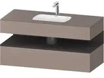 Duravit Collection One Einbauwaschtisch mit Konsolenwaschtischunterbau,