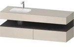 Duravit Collection One Einbauwaschtisch mit Konsolenwaschtischunterbau,