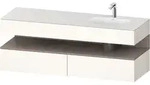Duravit Collection One Einbauwaschtisch mit Konsolenwaschtischunterbau,
