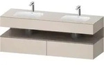 Duravit Collection One Einbauwaschtisch mit Konsolenwaschtischunterbau,