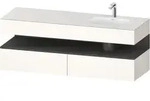 Duravit Collection One Einbauwaschtisch mit Konsolenwaschtischunterbau,