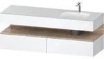 Duravit Collection One Einbauwaschtisch mit Konsolenwaschtischunterbau,