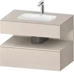 Duravit Collection One Einbauwaschtisch mit Konsolenwaschtischunterbau,
