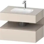 Duravit Collection One Einbauwaschtisch mit Konsolenwaschtischunterbau,