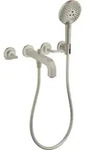 hansgrohe AXOR Citterio 3-Loch Wannenarmatur mit Hebelgriffen, 39448820, Farbe: