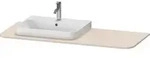 Duravit Happy D.2 Plus Konsole, 1300x550 mm, 1 Auschnitt links, f&uuml;r den