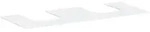 hansgrohe Xevolos E Konsole, 2 Ausschnitte, 1370x550mm, f&uuml;r Aufsatzwaschtisch,