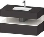 Duravit Collection One Einbauwaschtisch mit Konsolenwaschtischunterbau,