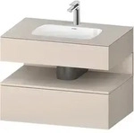 Duravit Collection One Einbauwaschtisch mit Konsolenwaschtischunterbau,