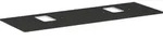 hansgrohe Xelu Q Konsole mit 2 Ausschnitten, 1560x550, f&uuml;r Aufsatzwaschtisch,...