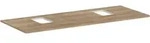hansgrohe Xelu Q Konsole mit 2 Ausschnitten, 1360x550, f&uuml;r Aufsatzwaschtisch,...