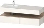Duravit Collection One Einbauwaschtisch mit Konsolenwaschtischunterbau,