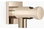 Dornbracht Wandanschlussbogen mit integriertem Brausehalter, eckige Rosette...