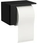 LAUFEN VAL Papierrollenhalter, rechts, H8722807160001, Farbe: Schwarz Matt