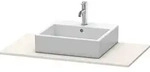 Duravit XSquare Konsole, 1 Ausschnitt, 1000x16x550mm, XS060E09191, Farbe: Taupe...
