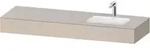 Duravit Collection One Einbauwaschtisch mit Konsole, 1600x550x170mm, Becken...