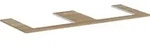 hansgrohe Xelu Q Konsole mit 2 Ausschnitten, 1360x550, f&uuml;r Aufsatzwaschtisch,