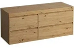 LAUFEN LANI Waschtischplatte wildeiche inklusive Unterschrank, ohne Ausschnitt,