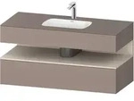 Duravit Collection One Einbauwaschtisch mit Konsolenwaschtischunterbau,