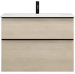 burgbad Eqio Slim Keramik-Waschtisch inklusive Waschtischunterschrank, 820x490x620mm,