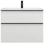 burgbad Eqio Slim Keramik-Waschtisch inklusive Waschtischunterschrank, 820x490x620mm,