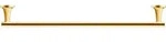 Duravit Starck T Handtuchhalter, 610mm, 0099423400, Farbe: Gold Poliert