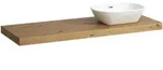 LAUFEN LANI Waschtischplatte, ein Ausschnitt rechts, 1370x495x65mm,...