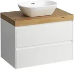 LAUFEN LANI Waschtischplatte wildeiche inklusive Unterschrank, 1 Ausschnitt...