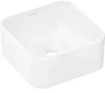 hansgrohe Xuniva Q Aufsatzwaschtisch, SmartClean, ohne &Uuml;berlauf, ohne Hahnloch,