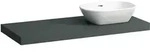 LAUFEN LANI Waschtischplatte, ein Ausschnitt rechts, 1185x495x65mm,...