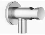 Dornbracht Wandanschlussbogen mit integriertem Brausehalter, runde Rosette 60mm,