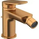 Duravit Wave Einhebel-Bidetmischer, Ausladung 128 mm, mit Ablaufgarnitur,