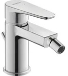 Duravit B.1 Einhebel- Bidetmischer, mit Ablaufgarnitur, Ausladung 127mm, B12400001010