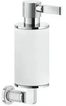 Gessi Inciso Seifenspender zur Wandmontage, Beh&auml;lter wei&szlig; matt, 58513031,...
