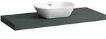 LAUFEN LANI Waschtischplatte, ein Ausschnitt mittig, 1185x495x65mm,...